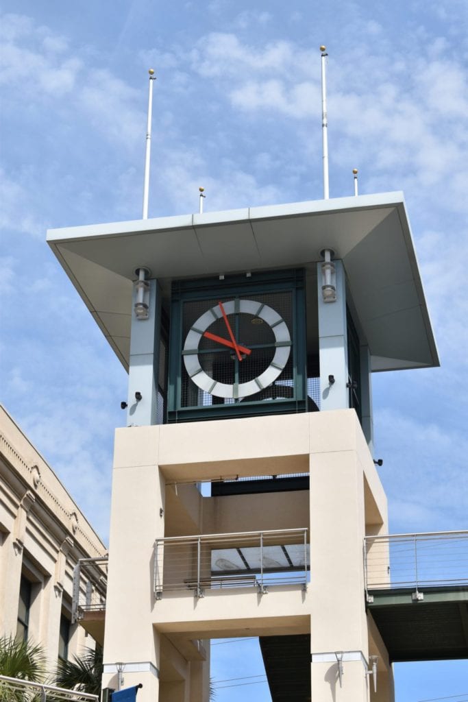 A Tower Clock that was custom designed on its final location in Charleston, SC.