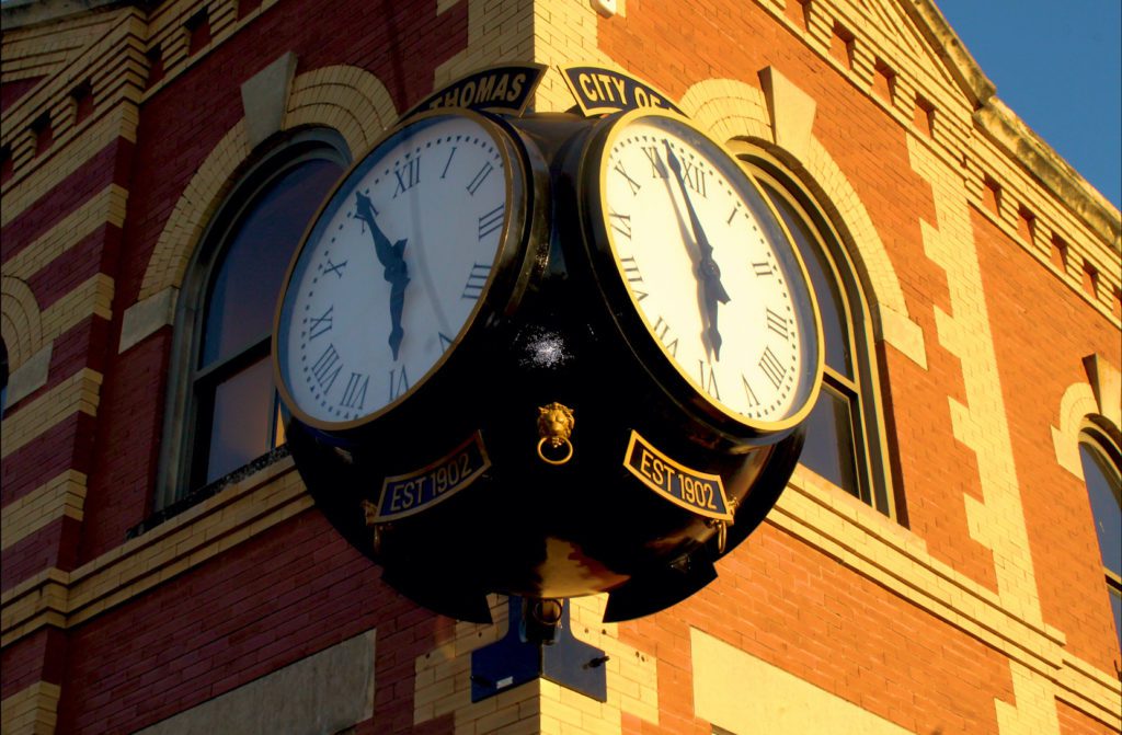 A Four Face Bracket Clock in City of Thomas